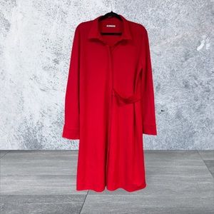 Zara Red Tunic Dress. EUC